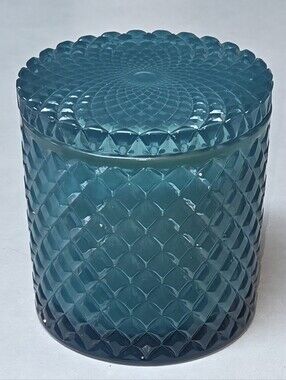 Sea and Sand Sugar Berry Jar Candle Quilted Glass Container 15 oz New